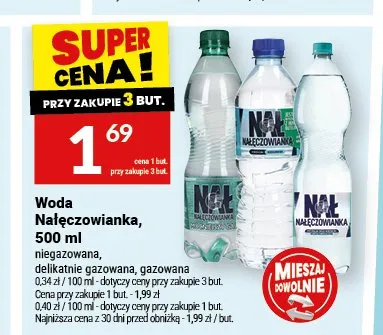 Woda gazowana Kryniczanka promocja w Twój Market
