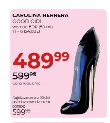 Woda perfumowana Good Girl Carolina Herrera promocja w Drogerie Jawa