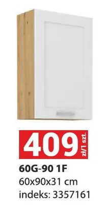 Szafka 60g-90 1F 60x90x31cm promocja w Merkury Market