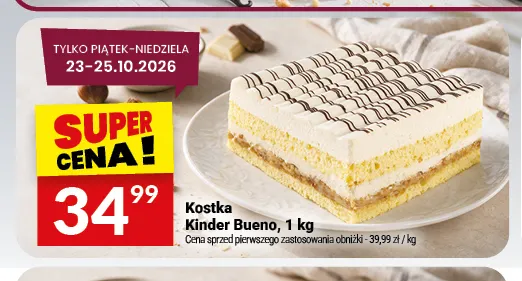 Kostka Kinder Bueno Białecki promocja w Twój Market