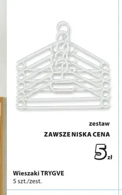 Wieszaki Trygve promocja w Jysk