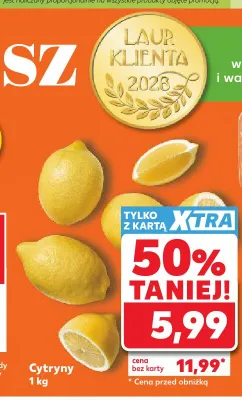 Cytryny promocja w Kaufland