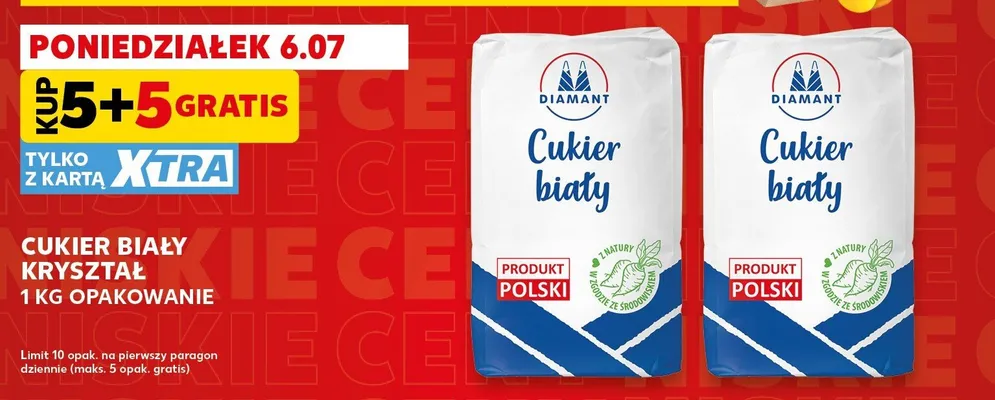 Cukier biały kryształ Diamant promocja w Kaufland