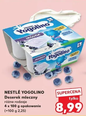 Deserek mleczny Nestlé Yogolino promocja w Kaufland