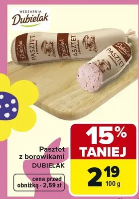 Pasztet z borowikami promocja w Carrefour Market