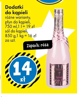 Płyn do kąpieli Cosmetica Fanatica promocja w Tedi