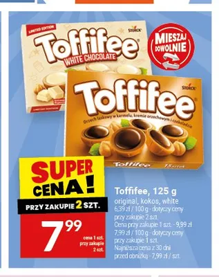 Czekoladki Toffifee white promocja w Twój Market
