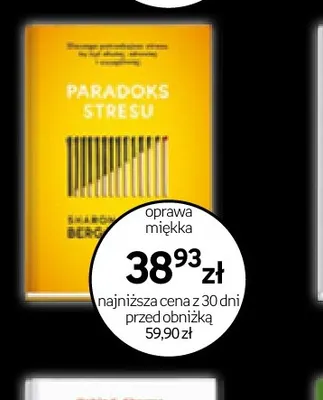 Książka Paradoks stresu oprawa miękka promocja w Empik