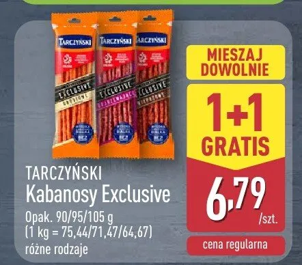 Kabanosy Exclusive promocja w Aldi