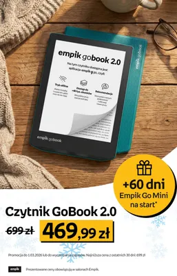 Czytnik GoBook 2.0 promocja w Empik