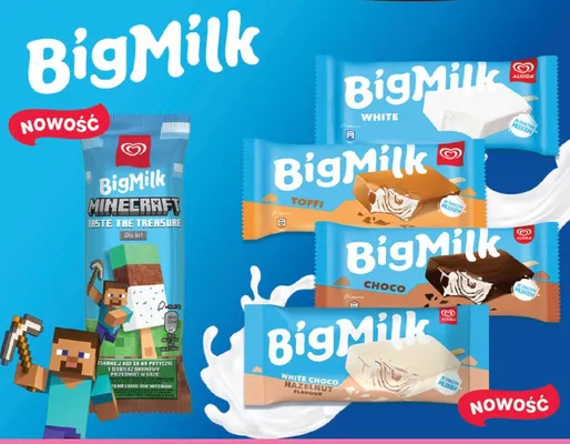 Lody BigMilk Minecraft Taste The Treasure promocja w POLOmarket