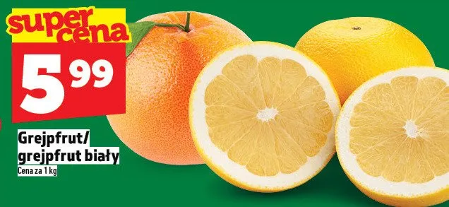 Grejpfrut/grejpfrut biały promocja w TOPAZ