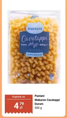 Makaron Cavatappi Durum Pastani promocja w Biedronka