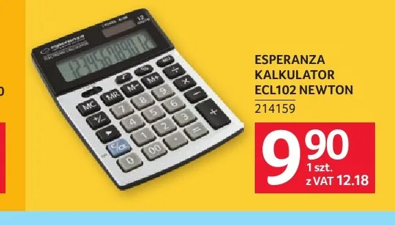 Kalkulator Esperanza ECL102 Newton promocja w Selgros