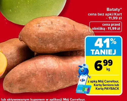 Bataty promocja w Carrefour