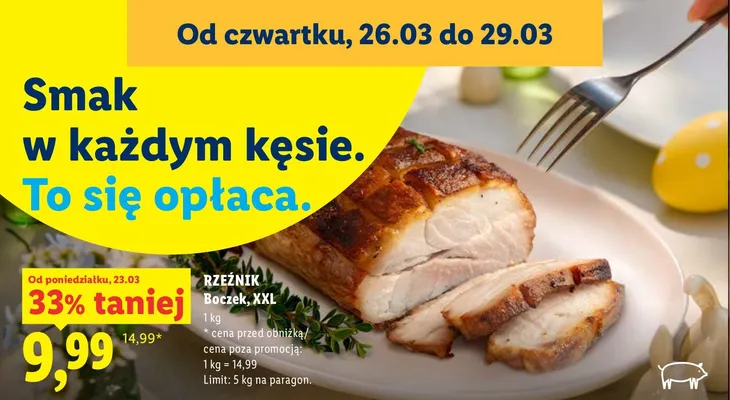 Boczek XXL promocja w Lidl