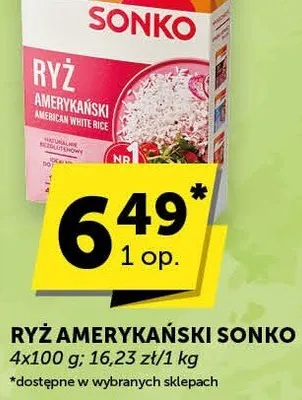 Ryż amerykański Sonko promocja w Groszek