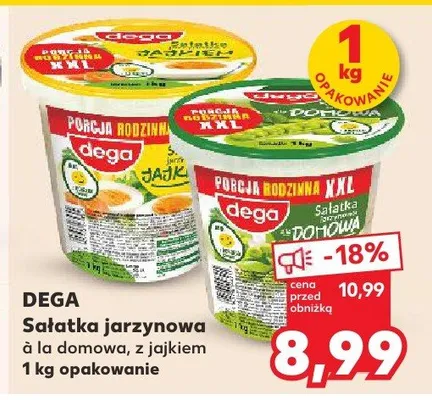 Sałatka jarzynowa a la domowa promocja w Kaufland