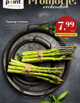 Szparagi zielone promocja w Market Point