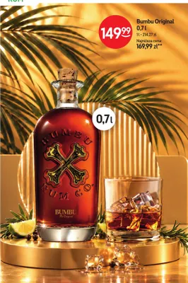 Rum Bumbu Original promocja w Żabka
