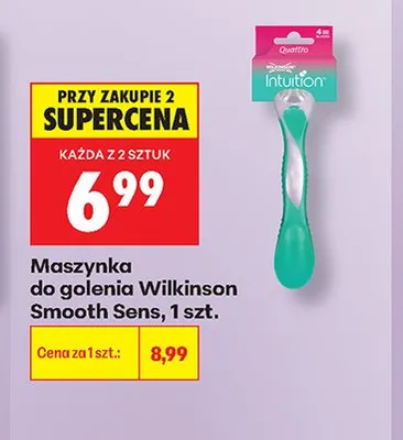 Maszynka do golenia Wilkinson Smooth Sens promocja w Biedronka