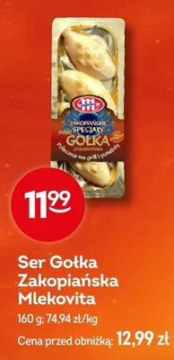 Ser gołka Zakopiańska Mlekovita promocja w Żabka