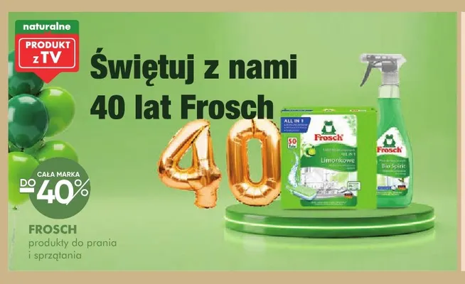 Produkty do prania i sprzątania Frosch promocja w Super-Pharm