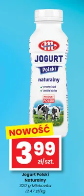 Jogurt Polski naturalny Mlekovita promocja w emma MARKET