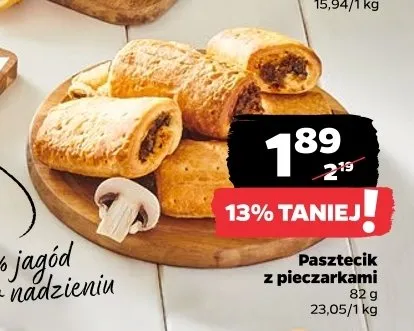 Pasztecik z pieczarkami promocja w Netto