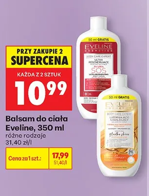 Balsam do ciała Eveline promocja w Biedronka