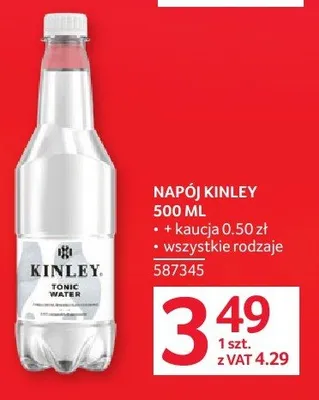 Napój Kinley 500ml promocja w Selgros