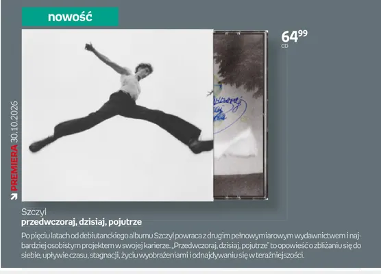 Płyta CD Szczyl przedwczoraj, dzisiaj, pojutrze promocja w Empik
