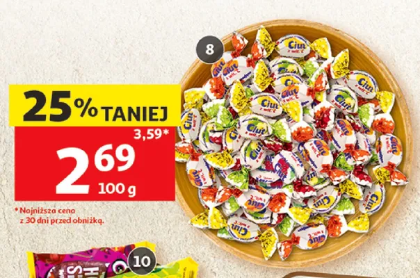 Cukierki pudrowe musujące promocja w Auchan