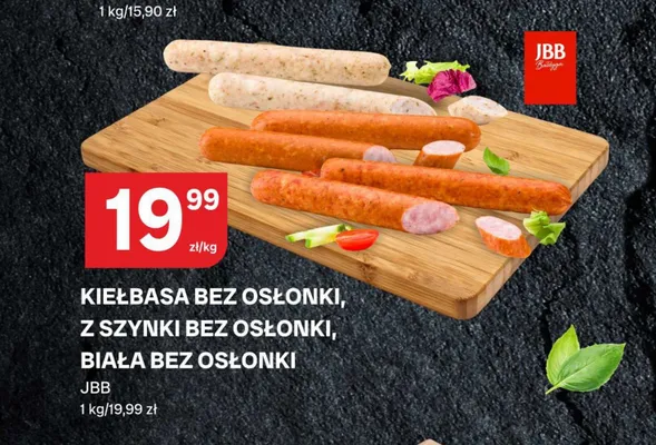 Kiełbasa biała bez osłonki JBB promocja w Chorten