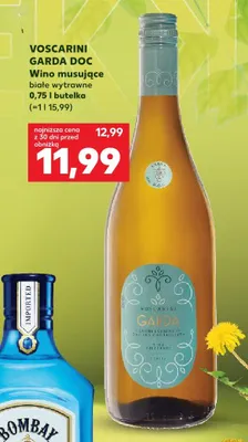 Wino musujące białe wytrawne Voscarini Garda DOC promocja w Kaufland