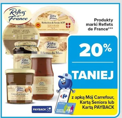 Produkty marki Reflets de France promocja w Carrefour