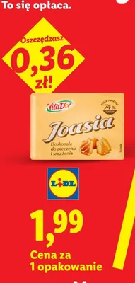 Margaryna Vita D'or Joasia promocja w Lidl
