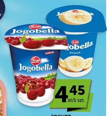 Jogurt owocowy Zott Jogobella bananowy promocja w ABC