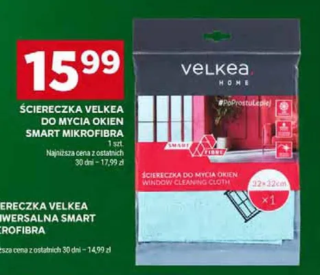 Ściereczka do mycia okien smart mikrofibra promocja w Stokrotka