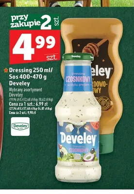 Dressing i sos Develey promocja w TOPAZ