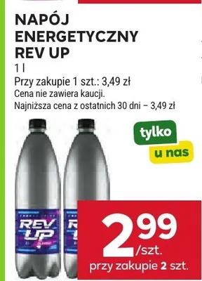 Napój energetyczny zero FIRE UP promocja w Stokrotka