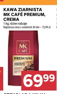 Kawa ziarnista MK Café Premium promocja w Stokrotka