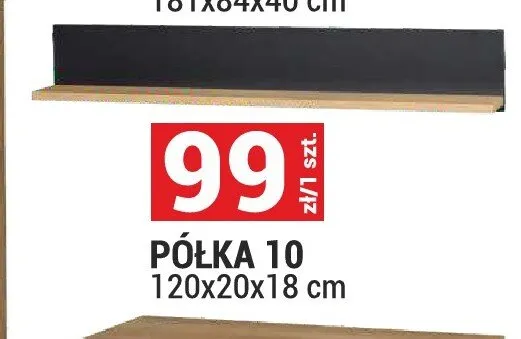 Półka 10 John promocja w Merkury Market