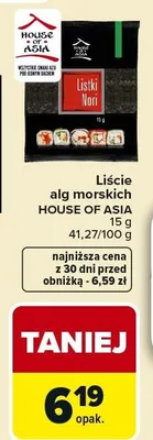 Liście alg morskich promocja w Carrefour