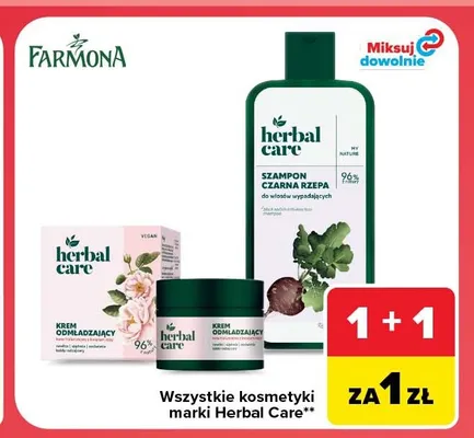 Krem do twarzy Herbal Care Dzika Róża promocja w Carrefour