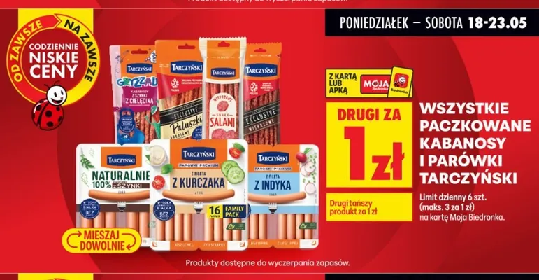 Salami Tarczyński promocja w Biedronka