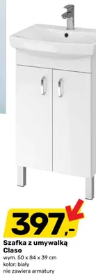 Szafka z umywalką Claso promocja w Bricomarche