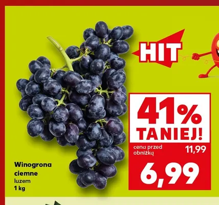 Winogrona ciemne promocja w Kaufland