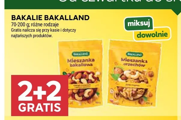 Mieszanka bakaliowa Bakalland promocja w Stokrotka