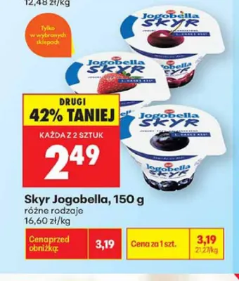 Skyr Jogobella promocja w Biedronka